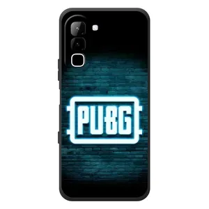 Чехол PUBG для Инфиникс Хот 70 (AlphaPrint) (Лого PUBG)