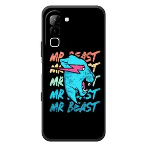 Чехлы Мистер Бист для Инфиникс Хот 70 (logo Mr beast)