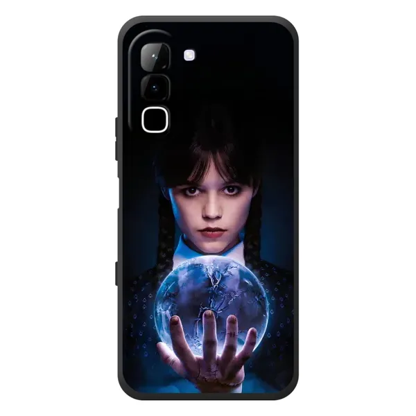 Чохол з принтом «Магічна сфера Венздей» для Infinix Hot 70 Чохол з принтом «Магічна сфера Венздей» для Infinix Hot 70