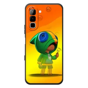 Чехол для Infinix Hot 70 Бравл Старс (VPrint) (Мальчик Леон)