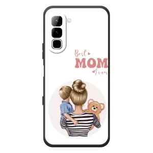 Чехлы для мамы на Infinix Hot 70 (Мама и сын)
