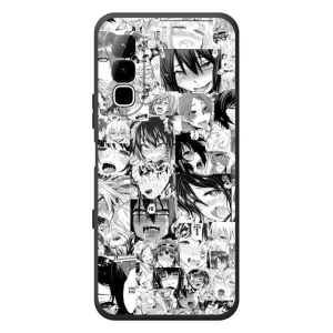 Анимешный чехол для Infinix Hot 70 (Ahegao manga)