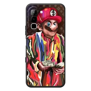 Брендновые Чехлы для Infinix Hot 70 - (PREMIUMPrint) (Mario LV)