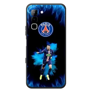 Чехлы Килиан Мбаппе для Infinix Hot 70 (Мбаппе в огне)