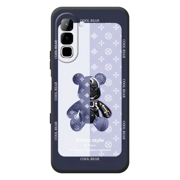Чохол з принтом «Медведик LV» для Infinix Hot 70
