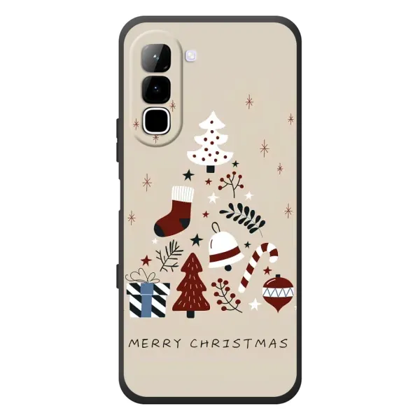 Чехол с принтом «Merry Christmas» для Infinix Hot 70 Чехол с принтом «Merry Christmas» для Infinix Hot 70