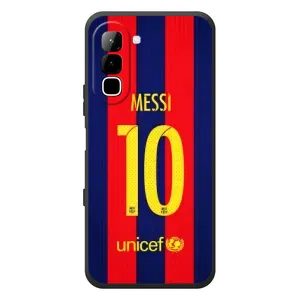 Чехлы Месси для Infinix Hot 70 (AlphaPrint) (Messi Barca 10)
