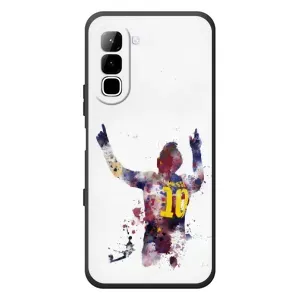 Чехлы Месси для Infinix Hot 70 (AlphaPrint) (Messi Barca)
