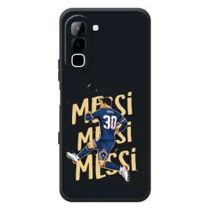 Чехлы для Infinix Hot 70 (Leo чемпион) (AlphaPrint) (Messi ПСЖ)