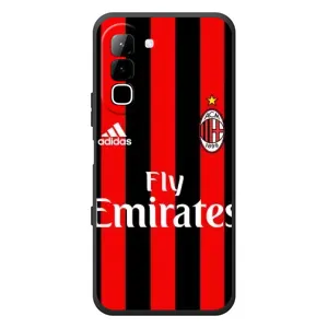 Чехлы для Infinix Hot 70 (VPrint) - Футбольные клубы (Milan)