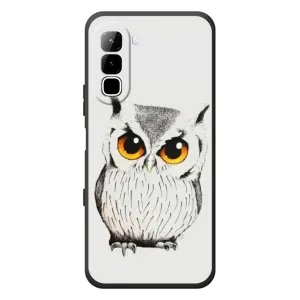 Чехол с птицами на Infinix Hot 70 (VPrint) (Милая Сова)