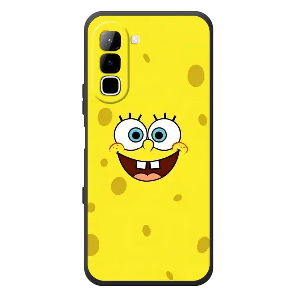 Чехол с принтом «Мордашка Спанч Боба» для Infinix Hot 70