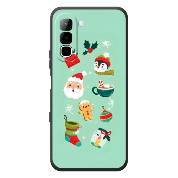 Чехол с принтом «Настроение НГ» для Infinix Hot 70