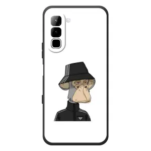 Чехлы с Обезьянами NFT для Infinix Hot 70 (AlphaPrint) (обезьяна NFT Adidas)