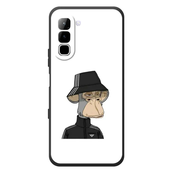 Чохол з принтом «мавпа NFT Adidas» для Infinix Hot 70