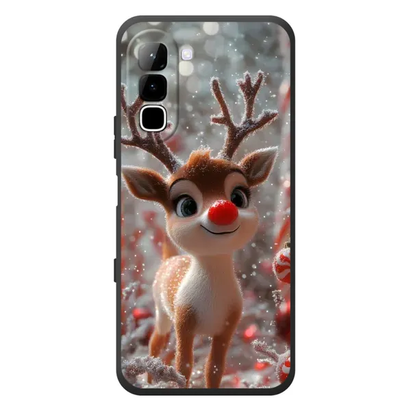 Чохол з принтом «Олень з носом» для Infinix Hot 70