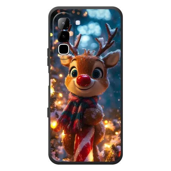 Чохол з принтом «Олень з шарфом» для Infinix Hot 70