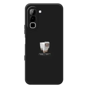 Чехол Майнкрафт на Infinix Hot 70 (AlphaPrint) Minecraft (Овечка Майнкрафт)
