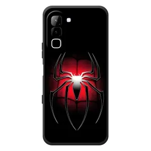 Чехол с человеком пауком для Infinix Hot 70 - (AlphaPrint) (Паук марвел)