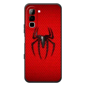 Чехол с человеком пауком для Infinix Hot 70 - (AlphaPrint) (Паук Марвел)