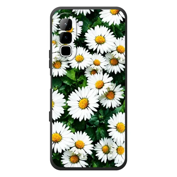 Чохол з принтом «Ромашки» для Infinix Hot 70