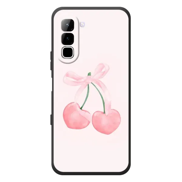 Чехол с принтом «Розовые вишни» для Infinix Hot 70