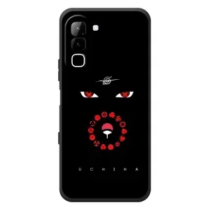 Чехлы на тему: Итачи Учиха для Infinix Hot 70 (AlphaPrint) (глаза Итачи)