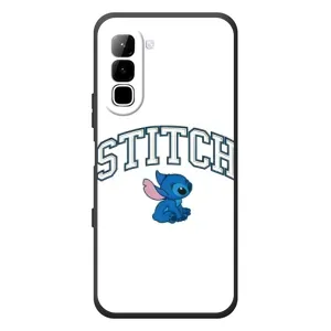 Чехол с принтом Стич на Infinix Hot 70 (Стич лого)