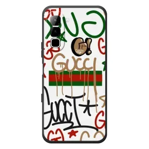 Брендновые Чехлы для Infinix Hot 70 - (PREMIUMPrint) (Стиль GUUCI)
