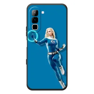 Чехол с принтом Фантастическая четверка для Infinix Hot 70 (Сью Сторм полет)