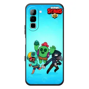 Чехлы Brawl Stars для Infinix Hot 70 (AlphaPrint) (Трио героев)