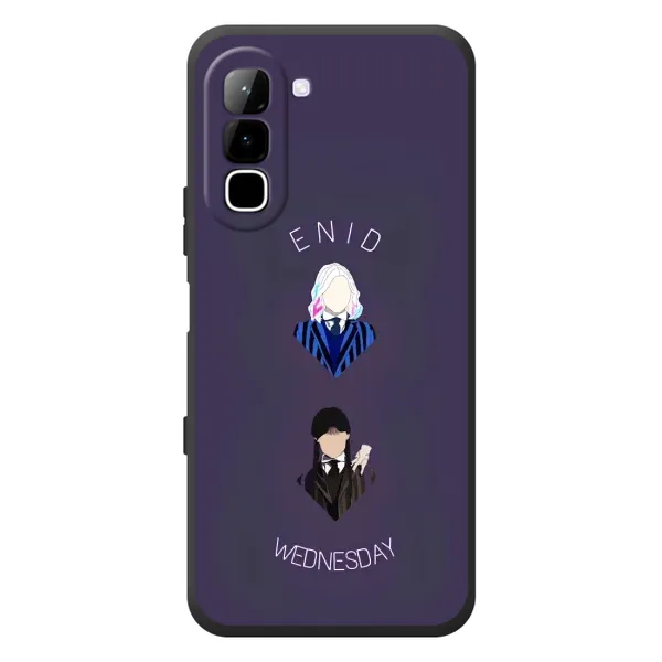 Чохол з принтом «Венздей і подруга» для Infinix Hot 70 Чохол з принтом «Венздей і подруга» для Infinix Hot 70