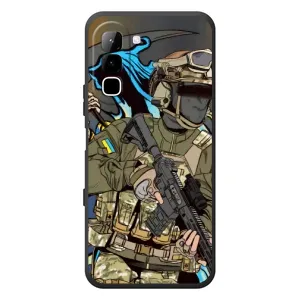 Чехлы с картинкой ЗСУ для Infinix Hot 70 (AlphaPrint)