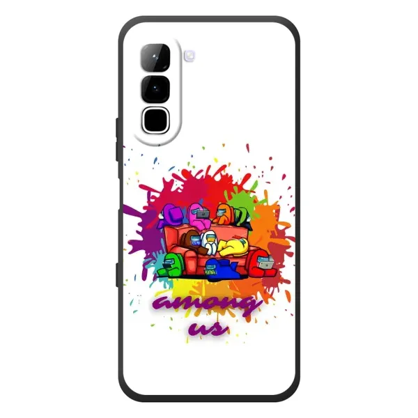 Чехол с принтом «Яркий АмонгАс» для Infinix Hot 70