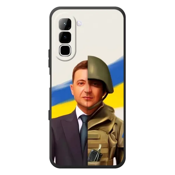 Чехол с принтом «Зеленский солдат» для Infinix Hot 70 Чехол с принтом «Зеленский солдат» для Infinix Hot 70