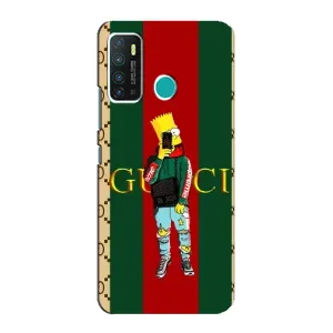 Брендновые Чехлы для Infinix Hot 9 / Hot 9 Pro - (PREMIUMPrint) (Барт ГУЧЧИ)