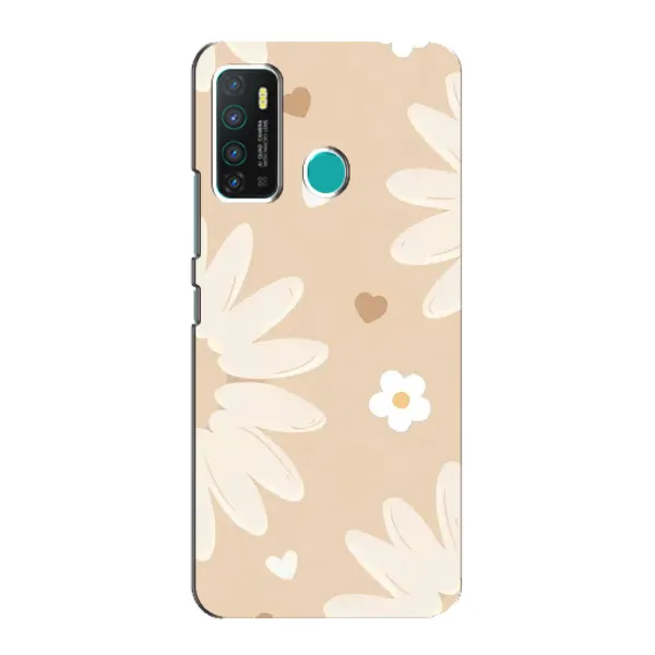 Чехол с принтом «Бежевые цветы» для Infinix Hot 9 / Hot 9 Pro Чехол с принтом «Бежевые цветы» для Infinix Hot 9 / Hot 9 Pro