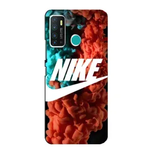 Чохол для Infinix Hot 9 / Hot 9 Pro - з принтом Найк (AlphaPrint) (Димчастий найк)