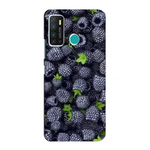 Чехлы с Фруктами для Infinix Hot 9 / Hot 9 Pro (VPrint) (Ежевика)