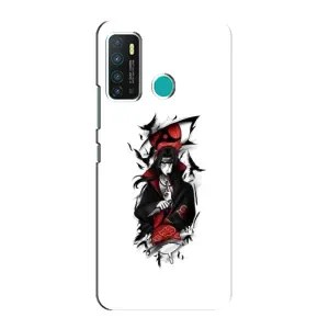Чехлы на тему: Итачи Учиха для Infinix Hot 9 / Hot 9 Pro (AlphaPrint) (Итачи с атрибутами)