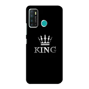 Чехол с Короной Инфиникс Хот 9 / Хот 9 Про - (AlphaPrint) (KING)