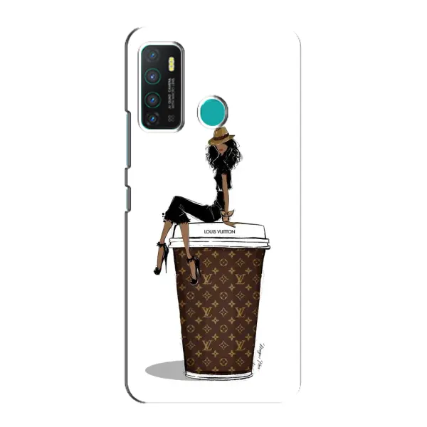 Чехол с принтом «кофе LOUIS VUITTON» для Infinix Hot 9 / Hot 9 Pro