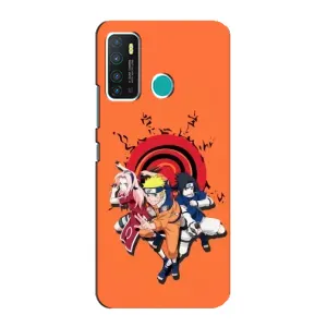 Naruto Anime Чехлы для Инфиникс Хот 9 / Хот 9 Про (AlphaPrint) (команда Наруто)