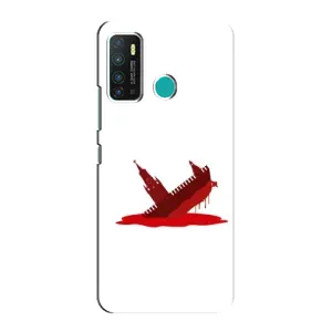 Чехол с принтом (Русский корабль...) для Инфиникс Хот 9 / Хот 9 Про (AlphaPrint) (Кремлевский Корабль)
