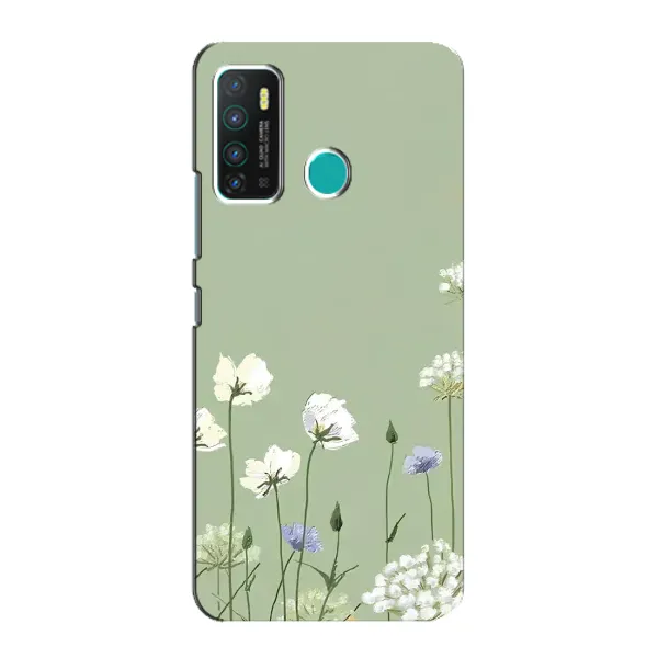 Чехол с принтом «Цветы на зеленом» для Infinix Hot 9 / Hot 9 Pro Чехол с принтом «Цветы на зеленом» для Infinix Hot 9 / Hot 9 Pro