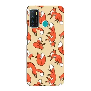 Чехлы с картинкой Лисички для Infinix Hot 9 / Hot 9 Pro (VPrint) (Лисички)