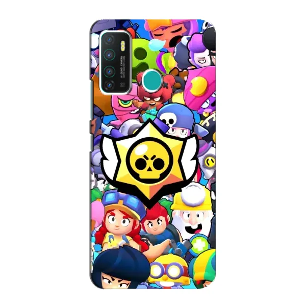 Чехол с принтом «Лого Brawl Stars» для Infinix Hot 9 / Hot 9 Pro