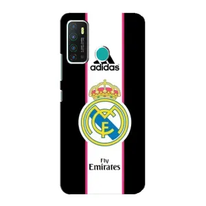 Чехол для Infinix Hot 9 / Hot 9 Pro с принтом (Лого Real Madrid)