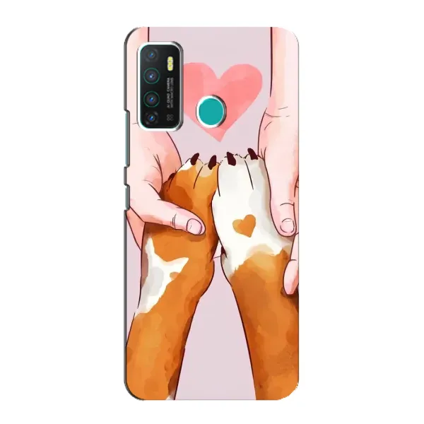 Чехол с принтом «Любовь к собакам» для Infinix Hot 9 / Hot 9 Pro Чехол с принтом «Любовь к собакам» для Infinix Hot 9 / Hot 9 Pro