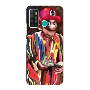 Брендновые Чехлы для Infinix Hot 9 / Hot 9 Pro - (PREMIUMPrint) (Mario LV)